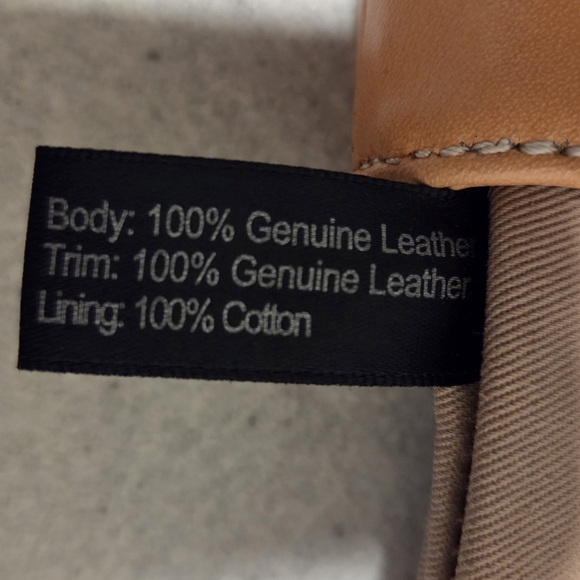 G.I.L.I. Leather Double Zip Flat Crossbody Terra - Picture 12 of 17